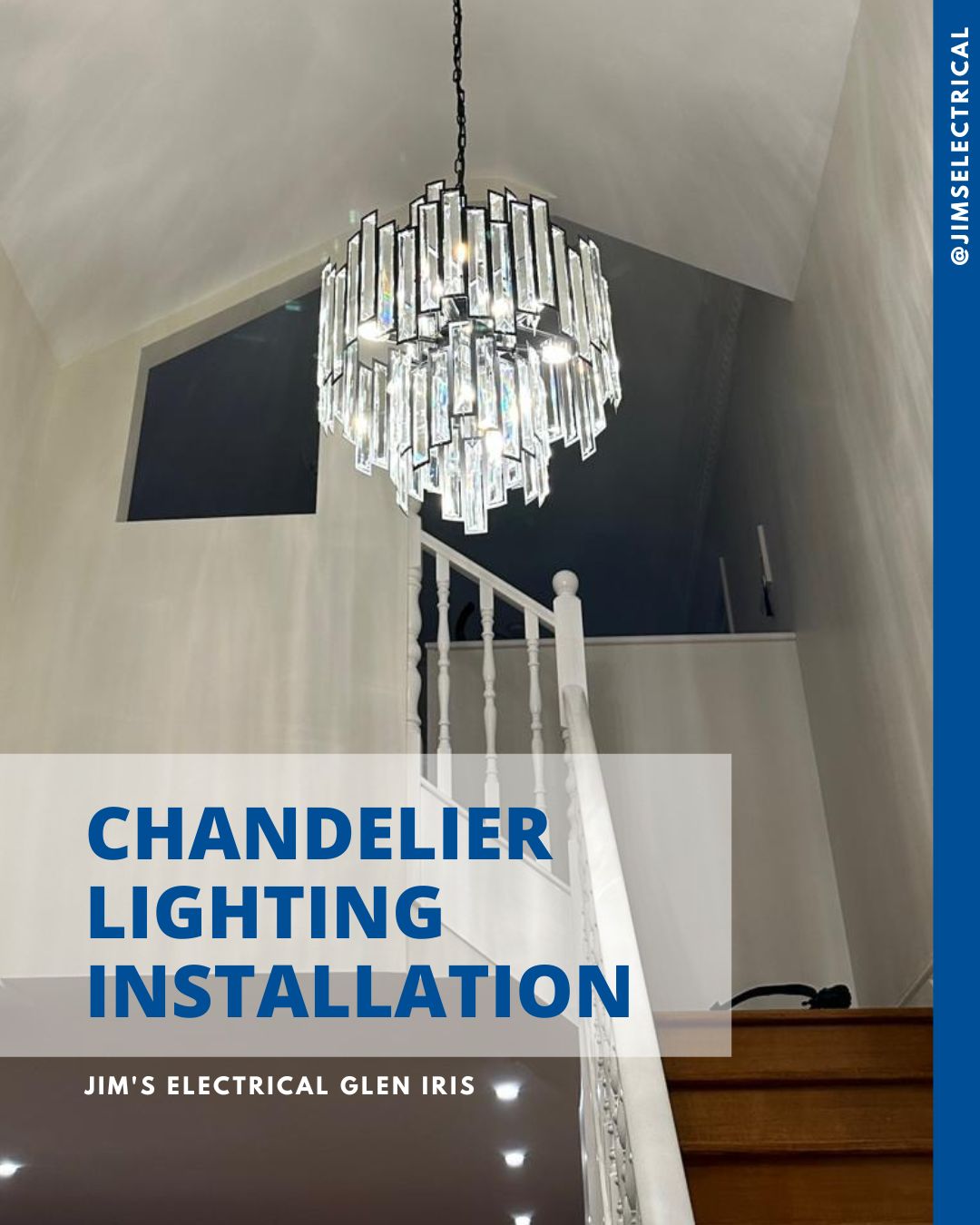 Chandelier Lighting Installation